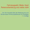 Fahrzeugwahl, Miete, Kauf, Reisevorbereitung und vieles mehr-BoD - Books on Demand New