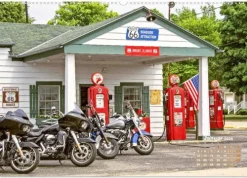 Calvendo Fernweh und Traumziele: Auf Motorrad-Tour in den USA (hochwertiger Premium Wandkalender 2026 DIN A2 quer), Kunstdruck in Hochglanz New
