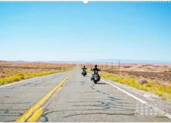 Calvendo Fernweh und Traumziele: Auf Motorrad-Tour in den USA (hochwertiger Premium Wandkalender 2026 DIN A2 quer), Kunstdruck in Hochglanz New