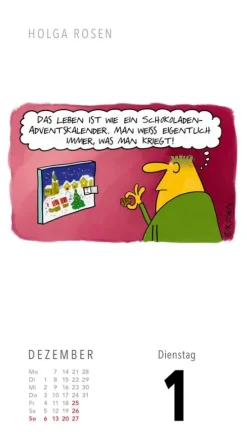 Fiese Bilder Cartoons für jeden Tag 2026: Tagesabreißkalender-Lappan Outlet