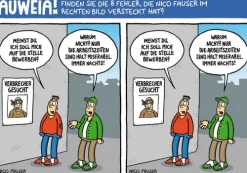 Finde den Fehler - Bildersuchrätsel mit Cartoons-Bassermann, Edition Clearance