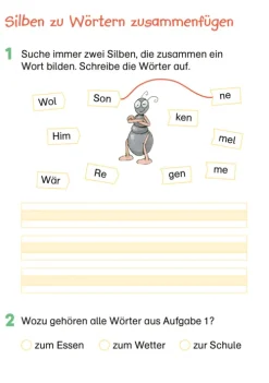 Tessloff Verlag Fit für Deutsch 1. Klasse. Mein 5-Minuten-Block Hot