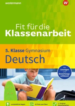 Westermann Lernwelten Fit für die Klassenarbeit - Gymnasium. Deutsch 5 New