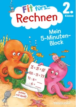 Fit fürs Rechnen 2. Klasse. Mein 5-Minuten-Block-Tessloff Verlag Sale
