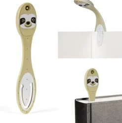 Flexilight Leselicht (Faultier) | 2 in 1 Leselampe & Lesezeichen | LED Leselicht | Geschenk für Leser, Buchliebhaber | Deutsche Ausgabe-Bookchair Vertrieb New