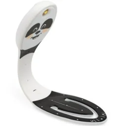 Bookchair Vertrieb Flexilight Leselicht (Panda) - schwarz - 2 in 1 Leselampe & Lesezeichen - LED Leselicht - Geschenk für Leser, Buchliebhaber - Deutsche Ausgabe Clearance