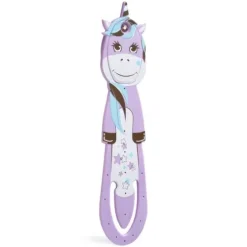 Bookchair Vertrieb Flexilight Pals Leselicht (Einhorn) - lila - 2 in 1 Leselampe & Lesezeichen - LED Leselicht - Geschenk für Leser, Buchliebhaber - Deutsche Ausgabe Online