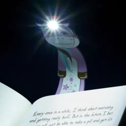 Bookchair Vertrieb Flexilight Pals Leselicht (Einhorn) - lila - 2 in 1 Leselampe & Lesezeichen - LED Leselicht - Geschenk für Leser, Buchliebhaber - Deutsche Ausgabe Online