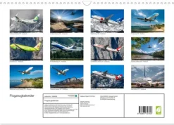 Calvendo Flugzeugkalender (Wandkalender 2026 DIN A3 quer), Monatskalender Discount