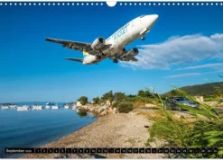 Calvendo Flugzeugkalender (Wandkalender 2026 DIN A3 quer), Monatskalender Discount