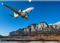 Calvendo Flugzeugkalender (Wandkalender 2026 DIN A3 quer), Monatskalender Discount