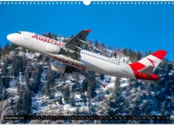 Calvendo Flugzeugkalender (Wandkalender 2026 DIN A3 quer), Monatskalender Discount
