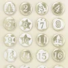 Adventskalender Buttons PERLMUTT 24er Set-Folia Best