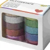 Folia Glitzer-Tape 10er-Set, 5mx15mm Outlet