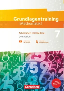 Cornelsen Verlag GmbH Fundamente der Mathematik 7. Schuljahr Gymnasium. Grundlagentraining - Arbeitsheft mit Medien und Lösungen Outlet