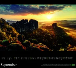 Neumann Verlage GmbH & Co GEO - Schöne Heimat Deutschland 2026 - Wandkalender 50x45 cm, Poster-Kalender mit Landschaftsfotografie, 12 Monatsblätter & Spiralbindung für Heimat- und Natur-Liebhaber