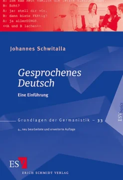 Gesprochenes Deutsch-Schmidt, Erich Verlag