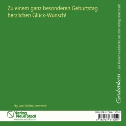 Neue Stadt Verlag GmbH Glück-Wunsch zum 85. Best