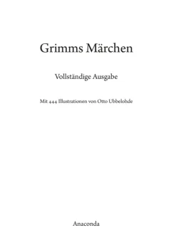 Anaconda Verlag Grimms Märchen Best