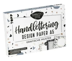 frechverlag GmbH Handlettering Design Paper Block Terrazzo A5 Outlet