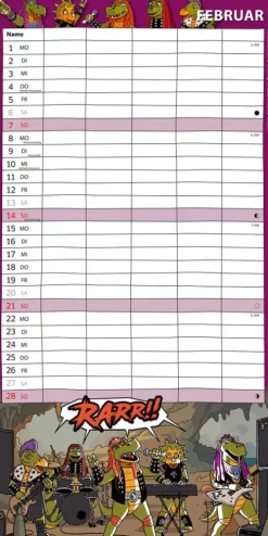Lappan Verlag HeavySaurus Familienkalender 2027 Clearance