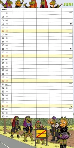 Lappan Verlag HeavySaurus Familienkalender 2027 Clearance