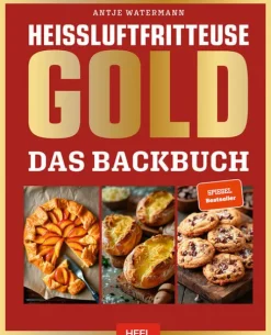 Heel Verlag GmbH Heißluftfritteuse GOLD Das Backbuch New