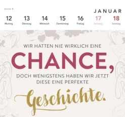 I burn for you - Romance-Postkartenkalender 2026-Lappan Verlag