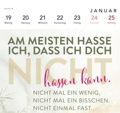 I burn for you - Romance-Postkartenkalender 2026-Lappan Verlag