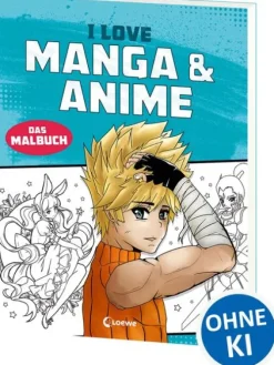 I love Manga & Anime - Das Malbuch-Loewe Verlag GmbH Outlet