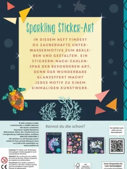 I Love to Sparkle - Mosaik-Stickerheft Unterwasserwelt-Ars Edition GmbH Best