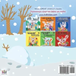 KidKiddos Books Ltd. I Love Winter (English Greek Bilingual Children's Book) Clearance