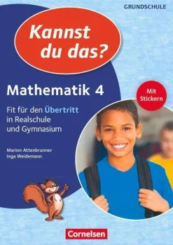 Kannst du das? - Neubearbeitung. 4. Jahrgangsstufe - Mathematik: Fit für den Übertritt in Realschule und Gymnasium. Übungsheft-Cornelsen Vlg Scriptor Sale