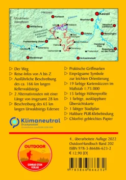 Kellerwaldsteig mit Urwaldsteig Edersee-Stein, Conrad Verlag Best