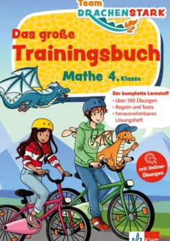 Klett Lerntraining Klett Team Drachenstark: Das große Trainingsbuch Mathe 4. Klasse New