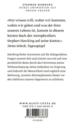 Klett-Cotta Verlag Kurze Antworten auf große Fragen Sale