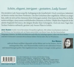 Argon Verlag GmbH Lady Susan Sale