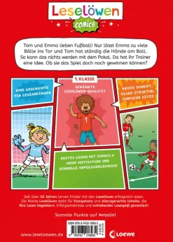 Leselöwen Comics 1. Klasse - Fußball, Tore, große Träume-Loewe Verlag GmbH New
