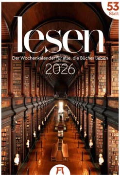Lesen Wochenkalender 2026-Ackermann Kunstverlag Hot