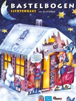 Atelier Color Lichterhaus Hänsel und Gretel basteln Bastelbogen Papiermodell Online