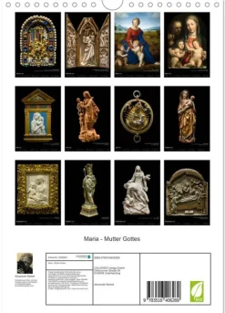 Calvendo Maria - Mutter Gottes (Wandkalender 2026 DIN A4 hoch), Monatskalender