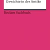 Reclam Philipp Jun. Mathematik, Maße und Gewichte in der Antike Clearance