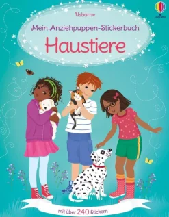 Mein Anziehpuppen-Stickerbuch: Haustiere-Usborne Verlag Clearance