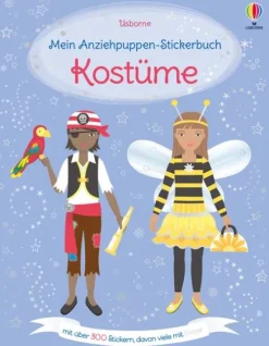 Mein Anziehpuppen-Stickerbuch: Kostüme-Usborne Verlag New