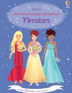 Usborne Verlag Mein Anziehpuppen-Stickerbuch: Filmstars Online