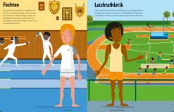 Mein Anzieh-Stickerbuch: Sportarten aus aller Welt-Usborne Verlag Discount