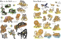 Usborne Verlag Mein erstes Stickerbuch: Affenbande Clearance