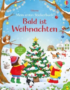 Mein erstes Stickerbuch: Bald ist Weihnachten-Usborne Verlag Outlet