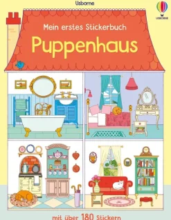 Usborne Verlag Mein erstes Stickerbuch: Puppenhaus Best