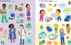 Mein erstes Stickerbuch: Wir bekommen ein Geschwisterchen!-Usborne Verlag Hot